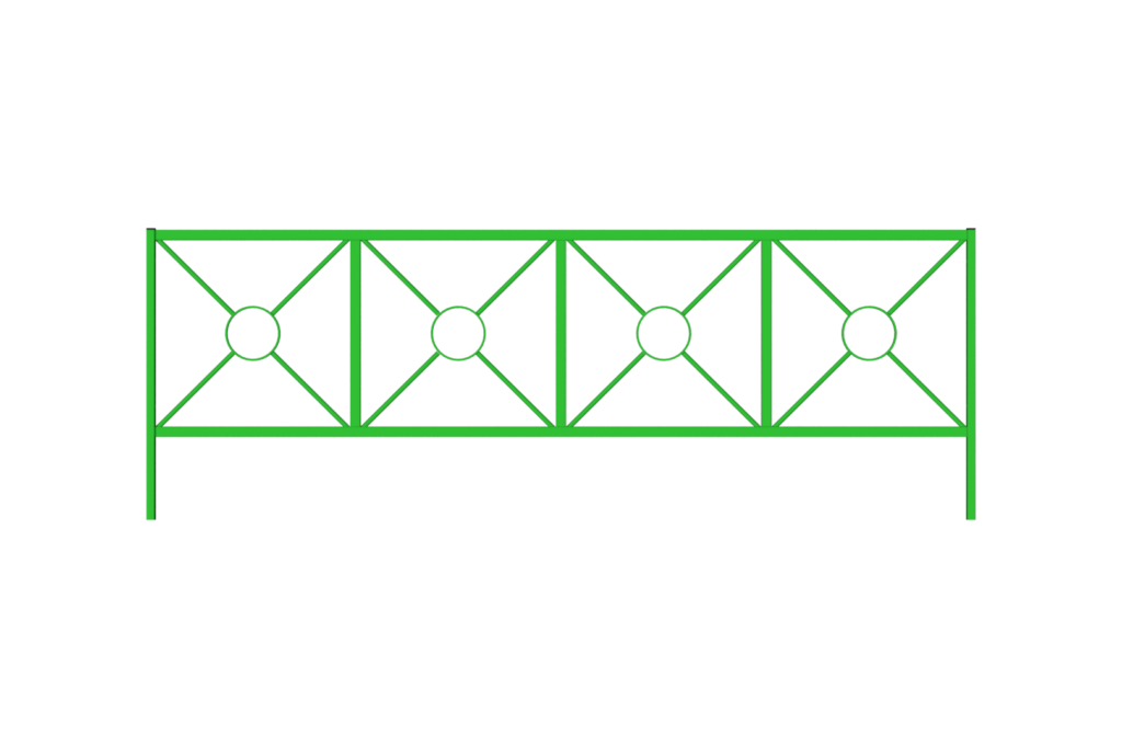 Ограждение металлическое