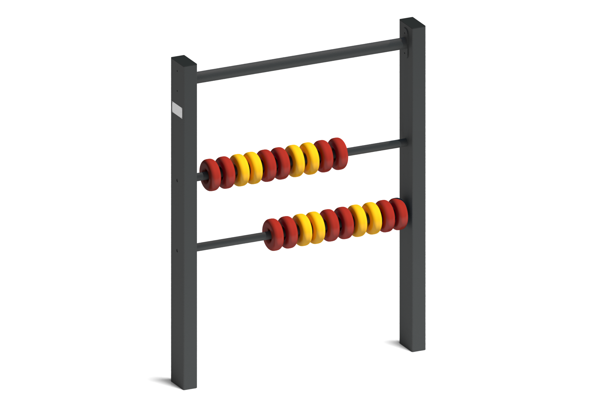 Игровое оборудование "Счеты на металлических столбах"