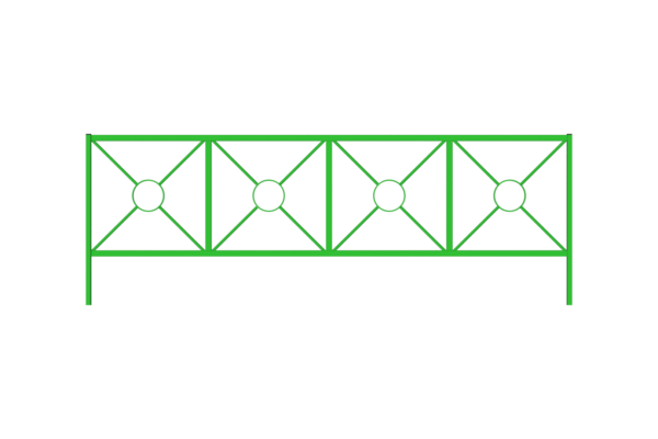 Ограждение металлическое
