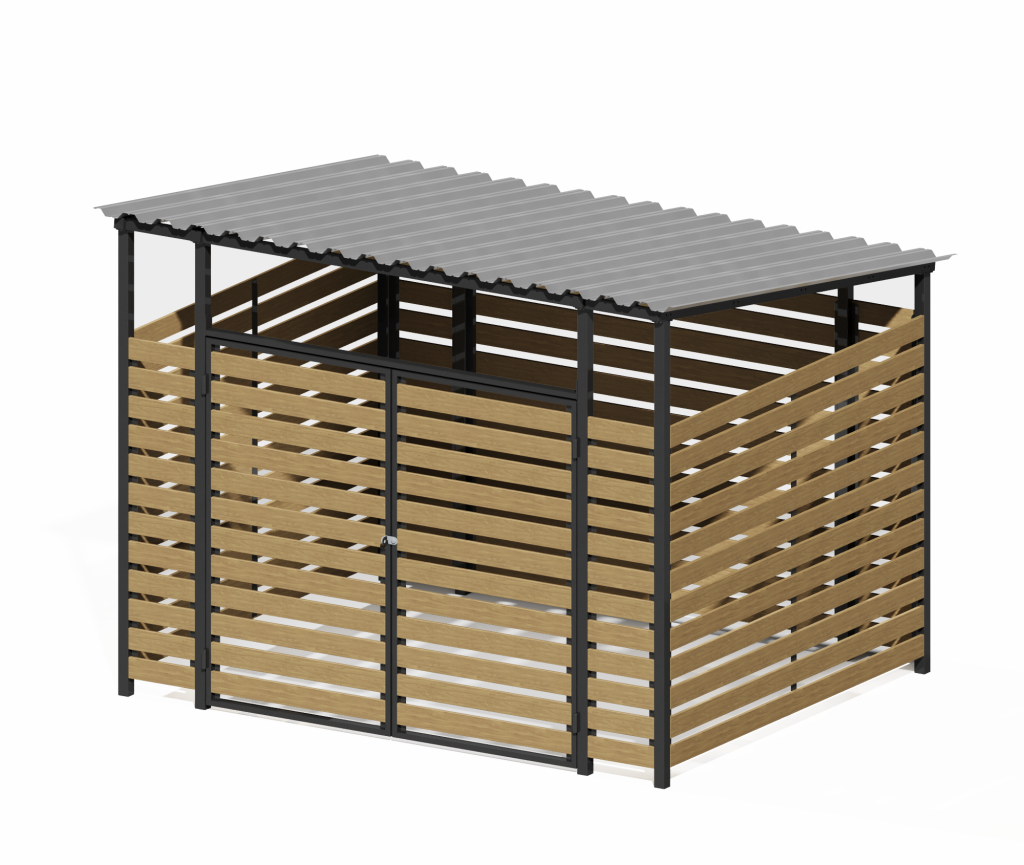 Контейнерная площадка "Эко+" (на 2 контейнера)