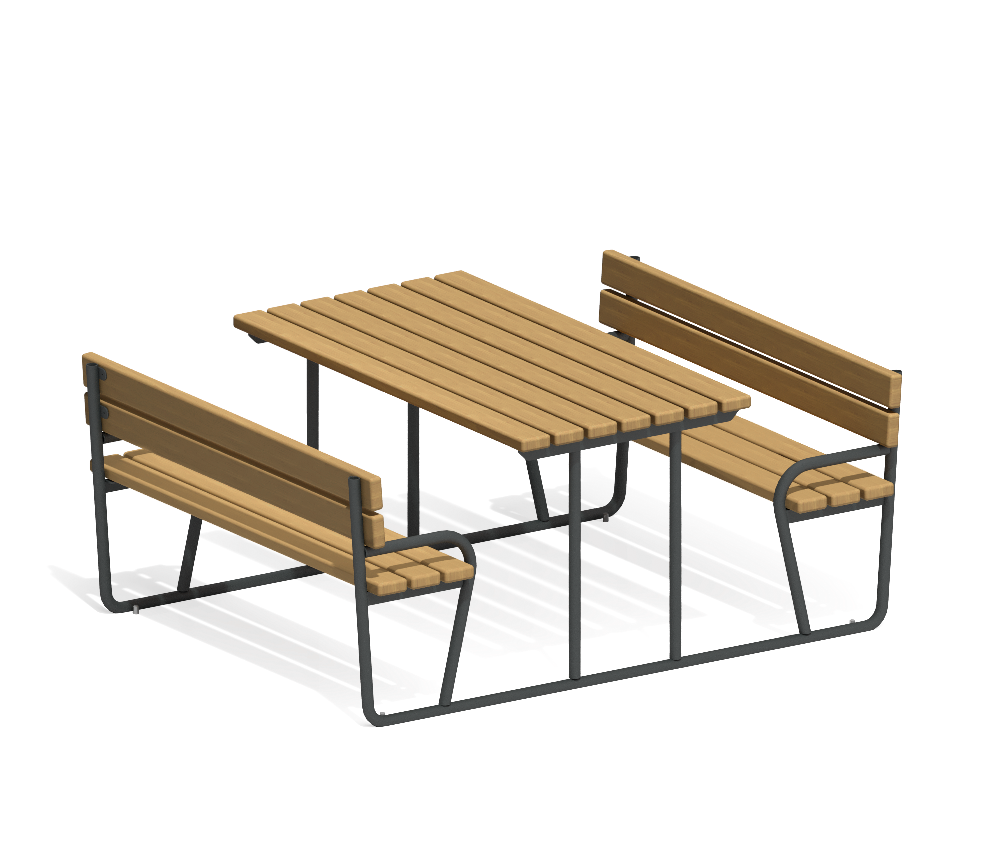 Стол со скамьями "Точка"