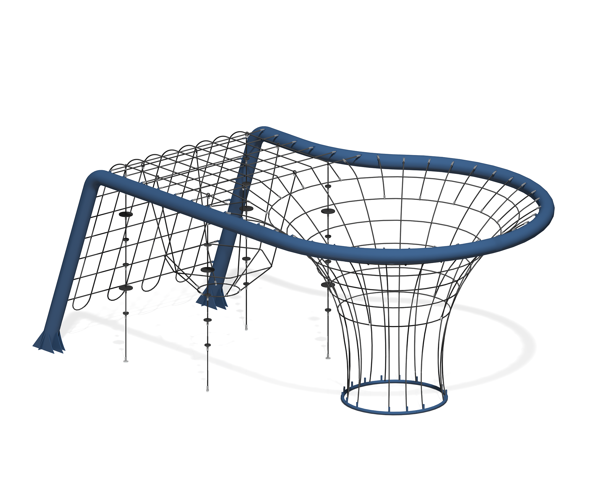 Канатная конструкция "Водопад"