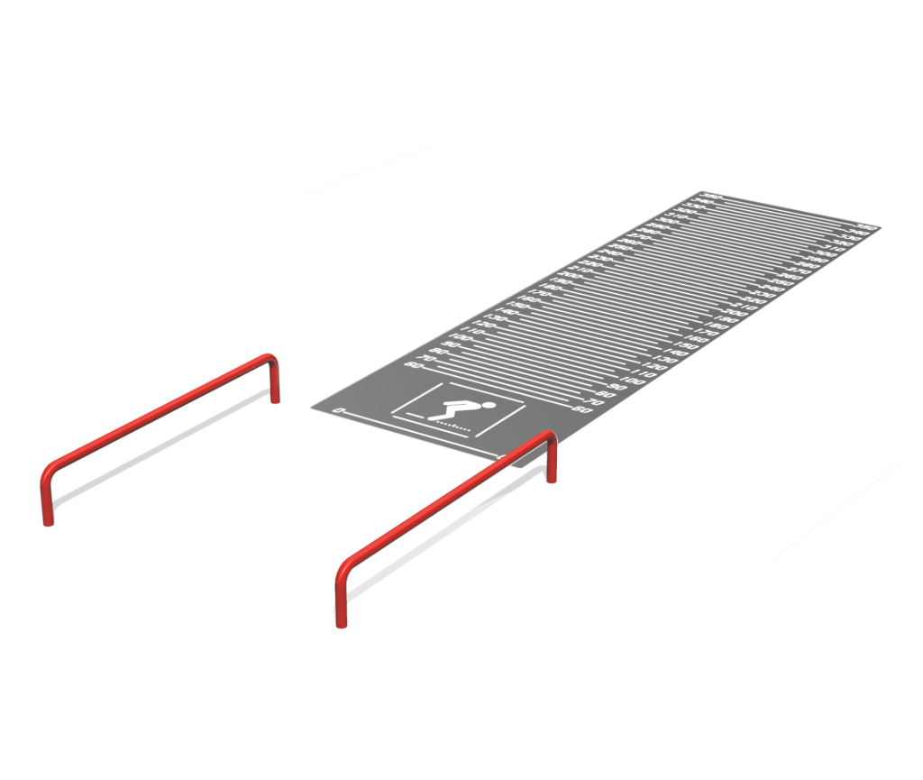 Комплекс для выполнения испытания «Прыжок в длину с места толчком двумя ногами»