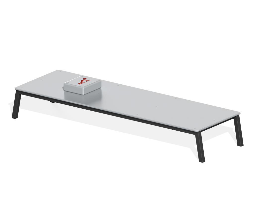 Помост для выполнения испытания «Сгибание-разгибание рук в упоре лежа на полу»