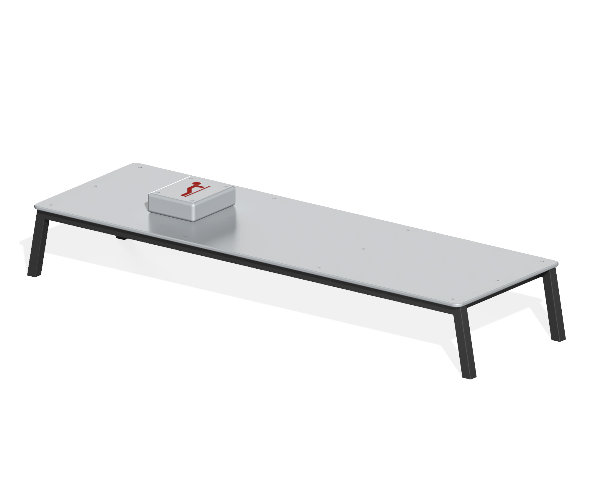 Помост для выполнения испытания «Сгибание-разгибание рук в упоре лежа на полу»