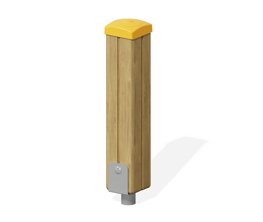 Столб деревянный