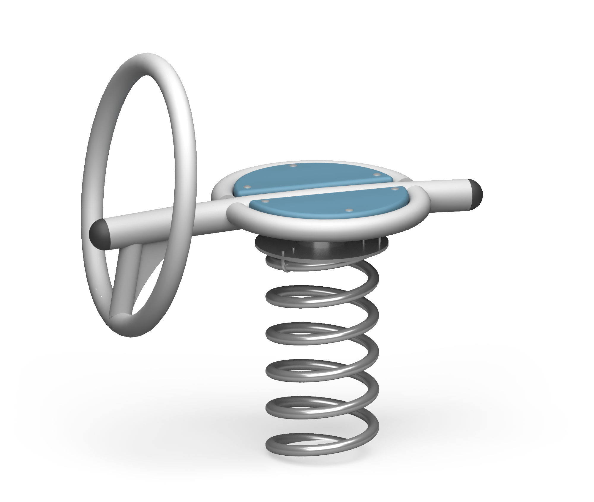 Качалка на пружине "За рулем"