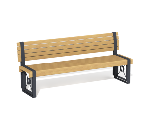 Скамья со спинкой "София"