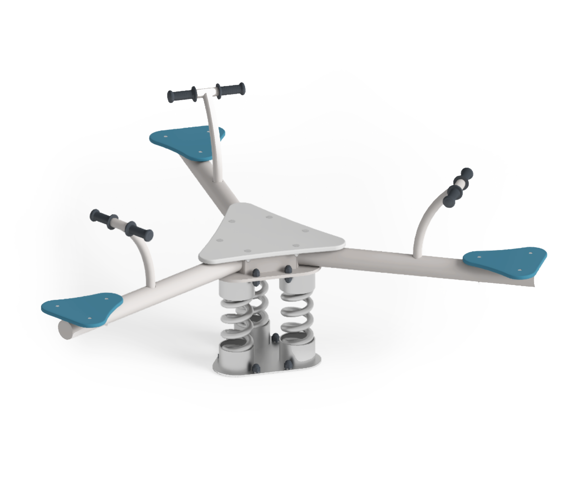 Качалка-балансир на трех пружинах "Трилистник"