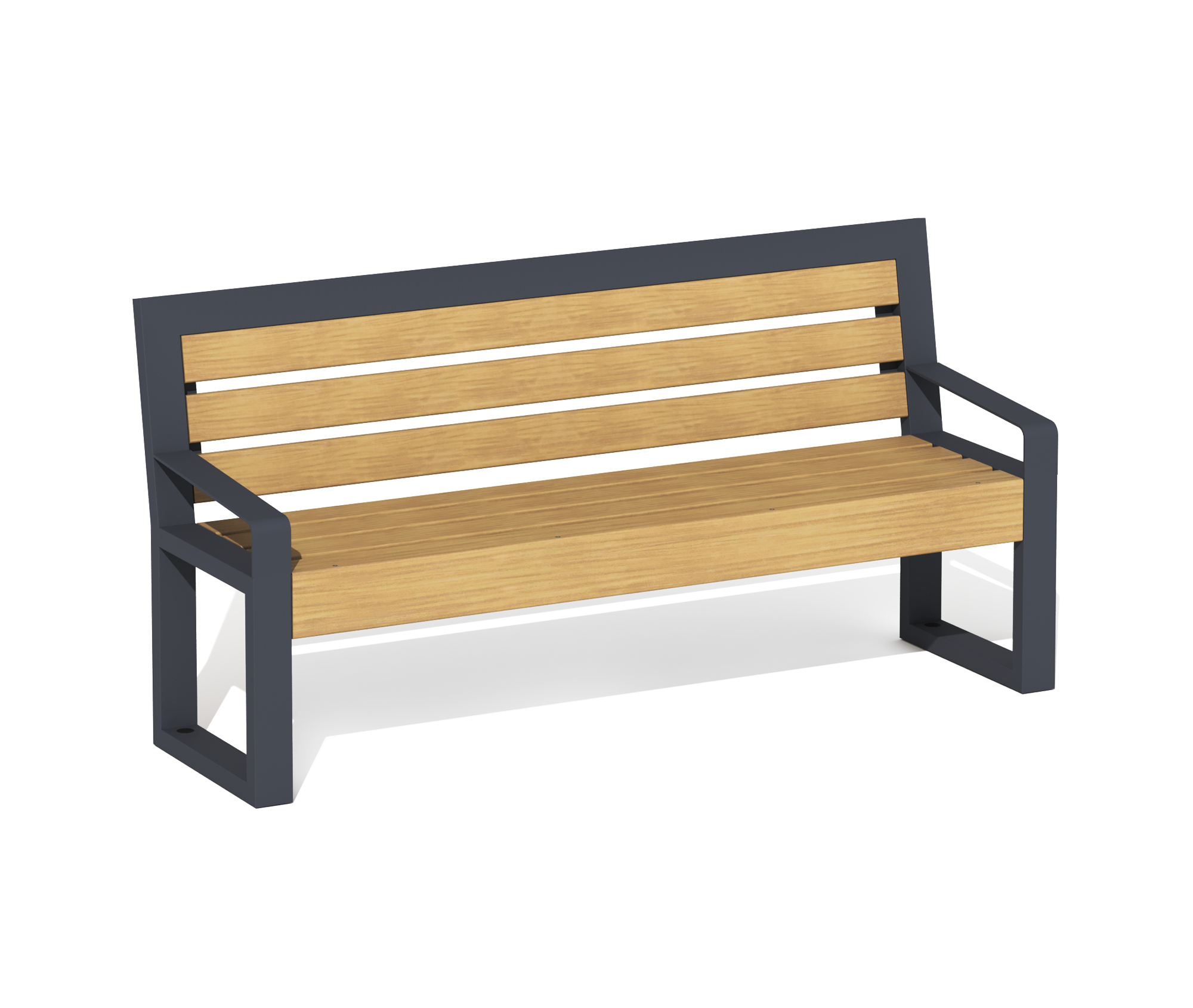 Скамья со спинкой "Дели"