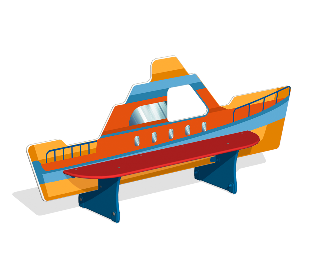 Лавочка детская двойная "Кораблик"