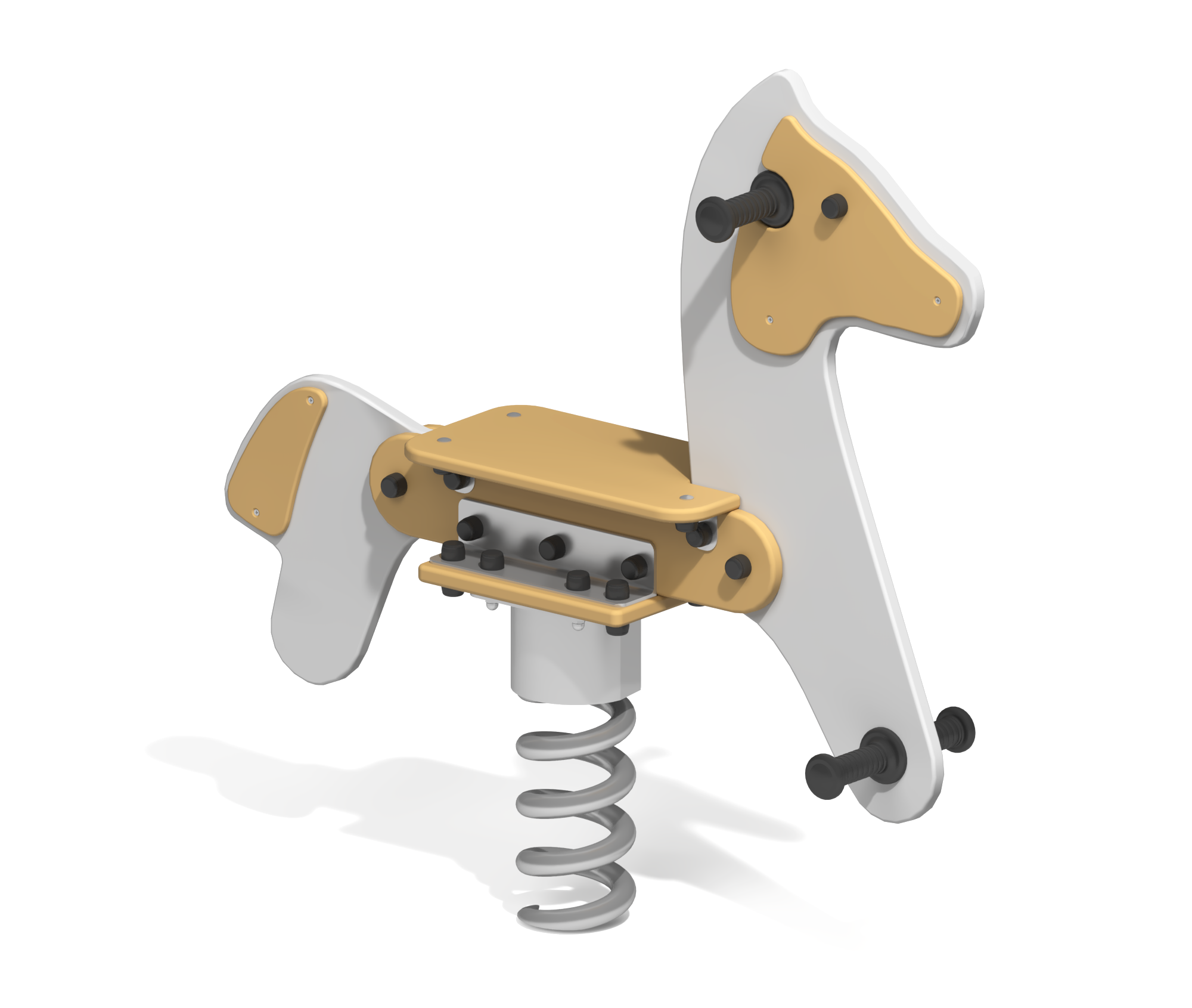 Качалка на пружине "Конь"