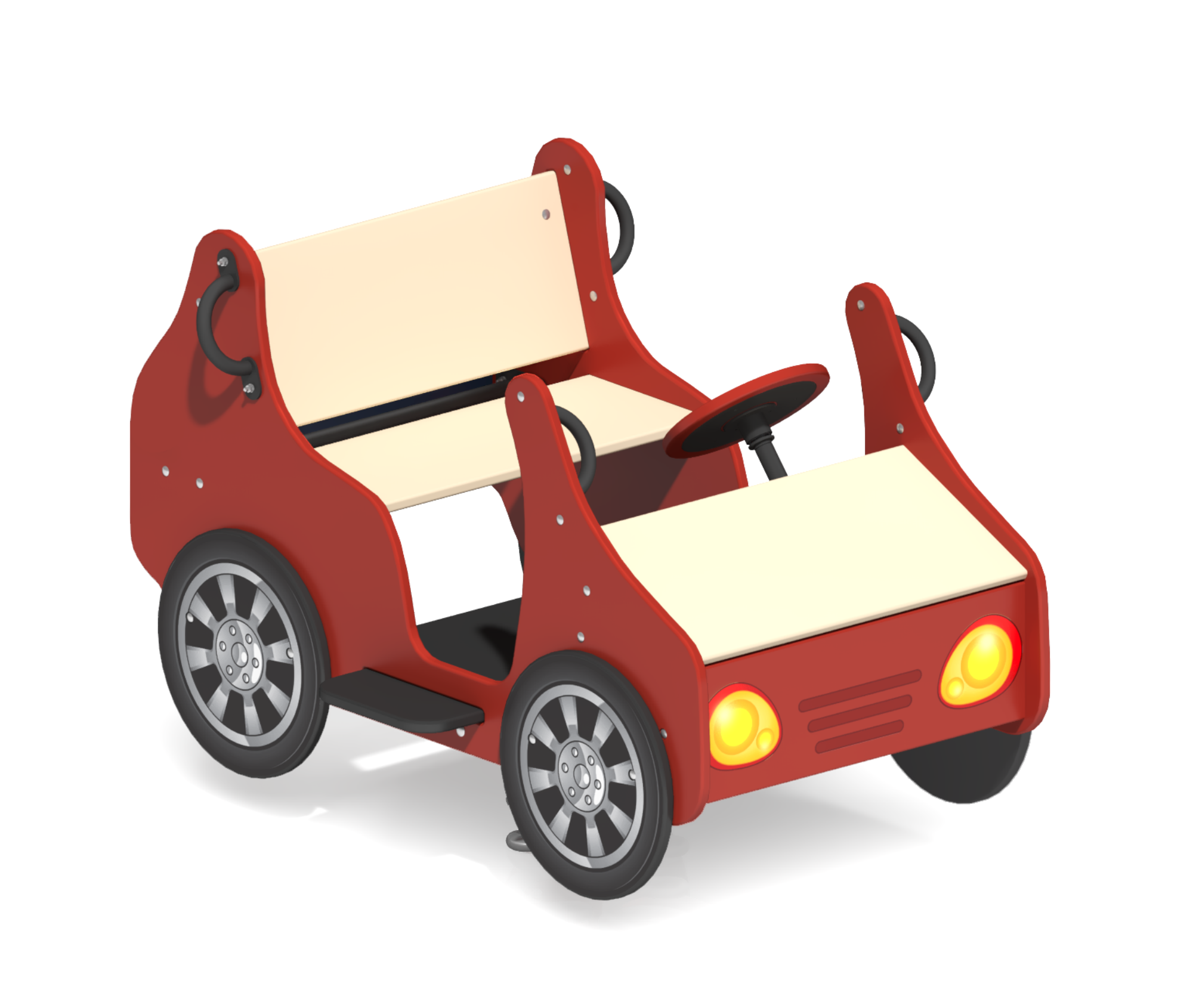 Качалка на двойной пружине "Кабриолет"