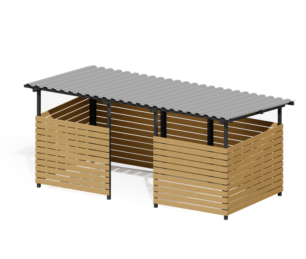 Контейнерная площадка "Эко" (на 3 контейнера)