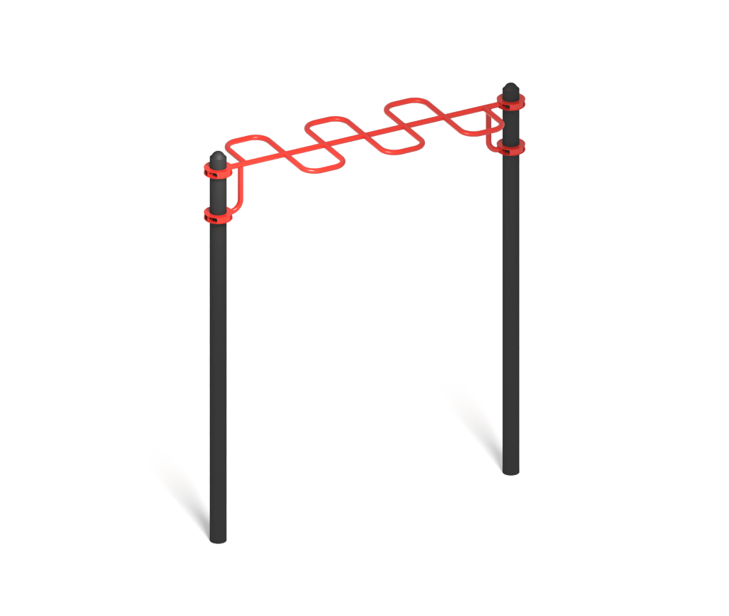 Воркаут-комплекс "Рукоход-змеевик"