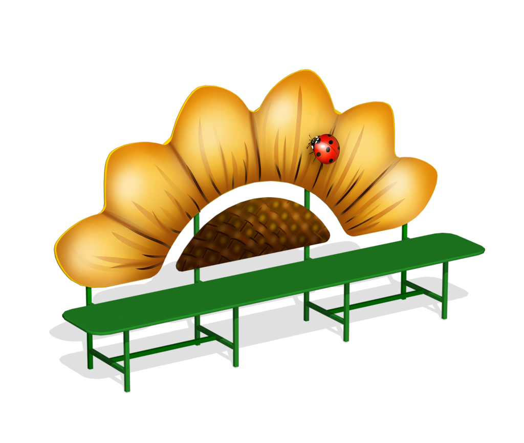 Лавочка детская "Подсолнух"