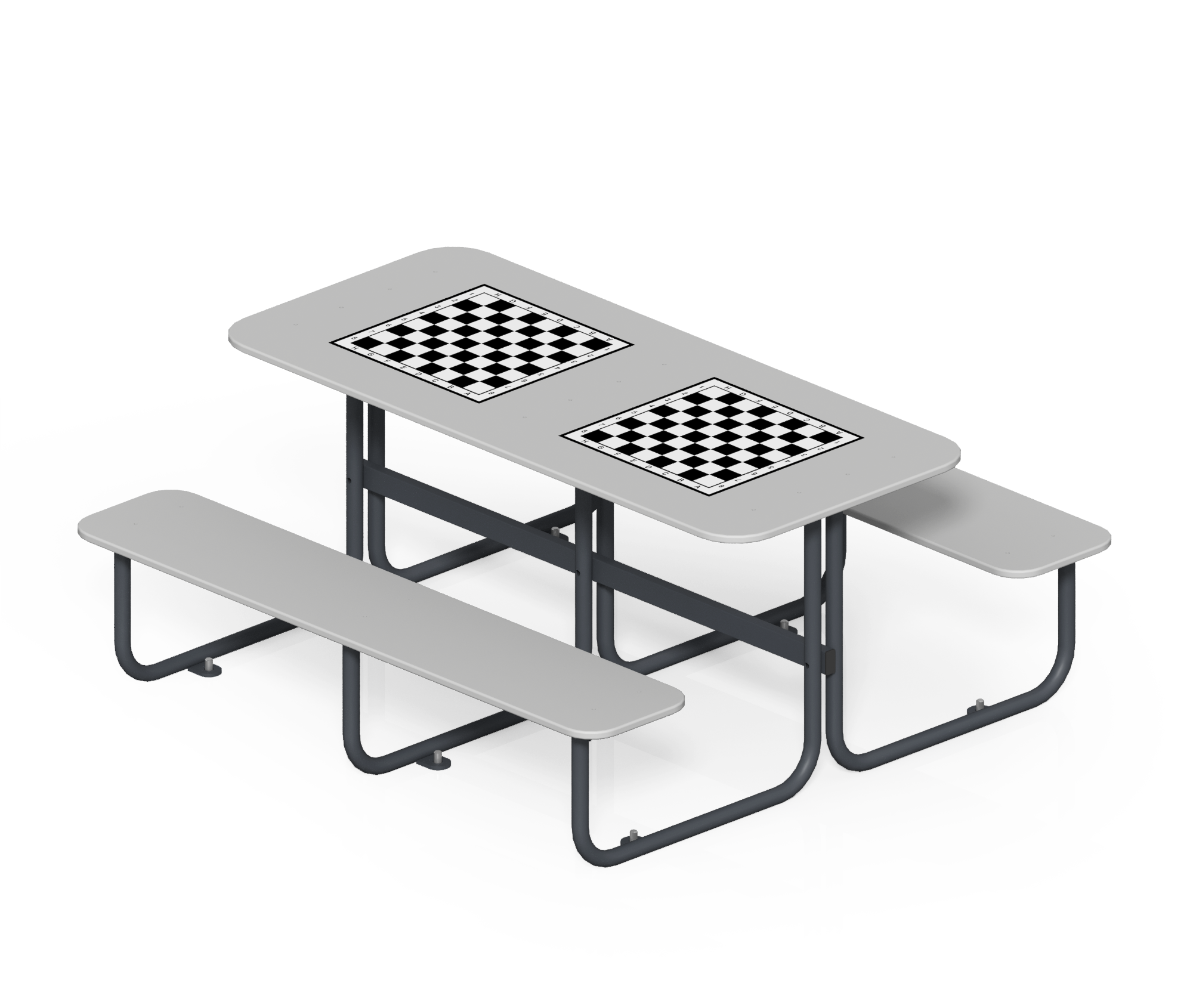 Стол со скамьями "Шахматы"