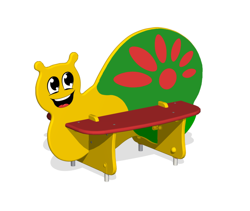 Лавочка детская двойная "Улитка 3"