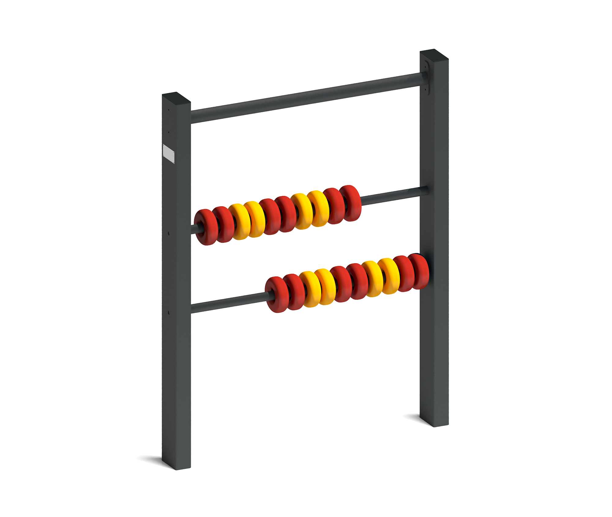 Игровое оборудование "Счеты на металлических столбах"