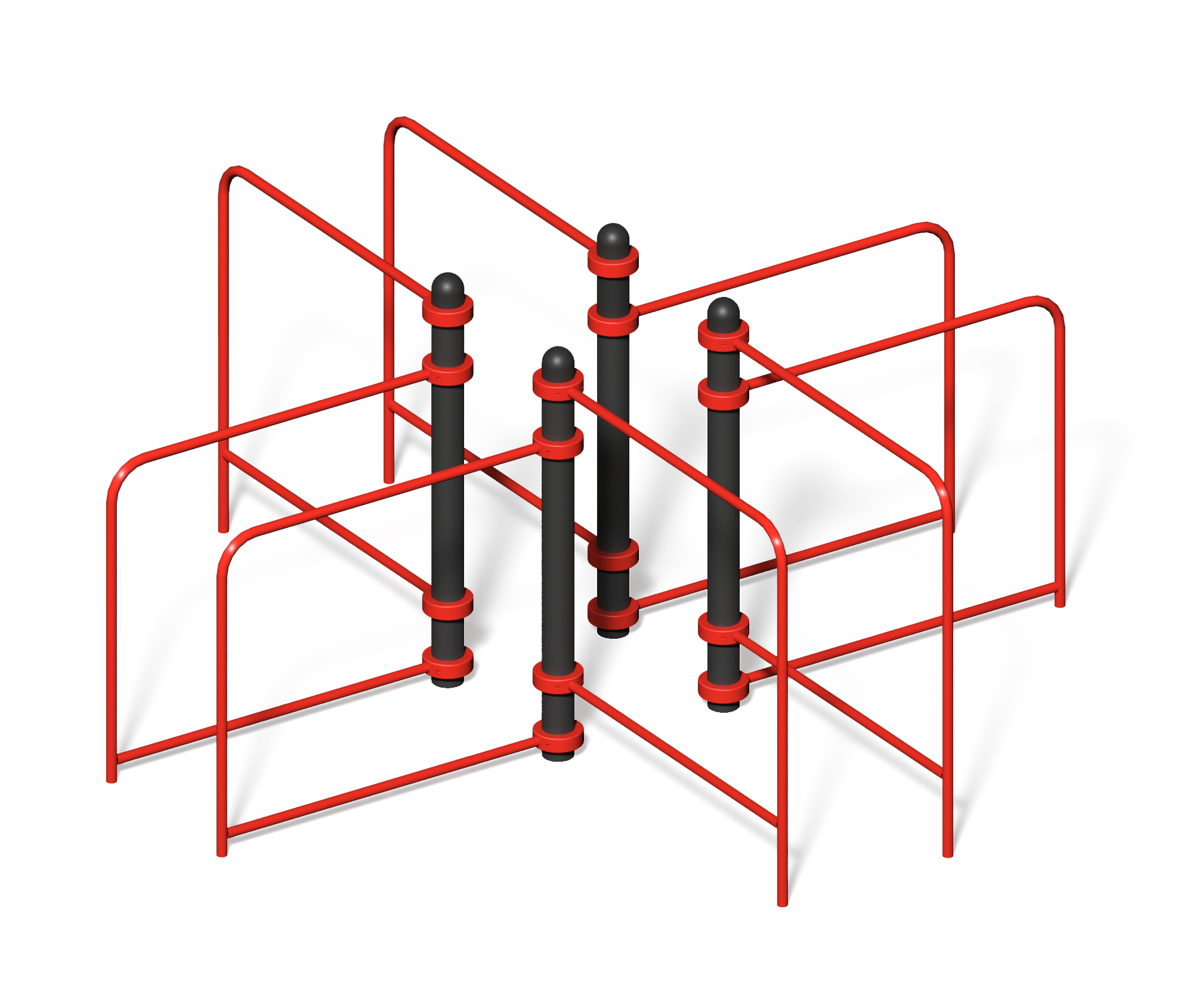 Воркаут-комплекс "Брусья на 4 стороны"