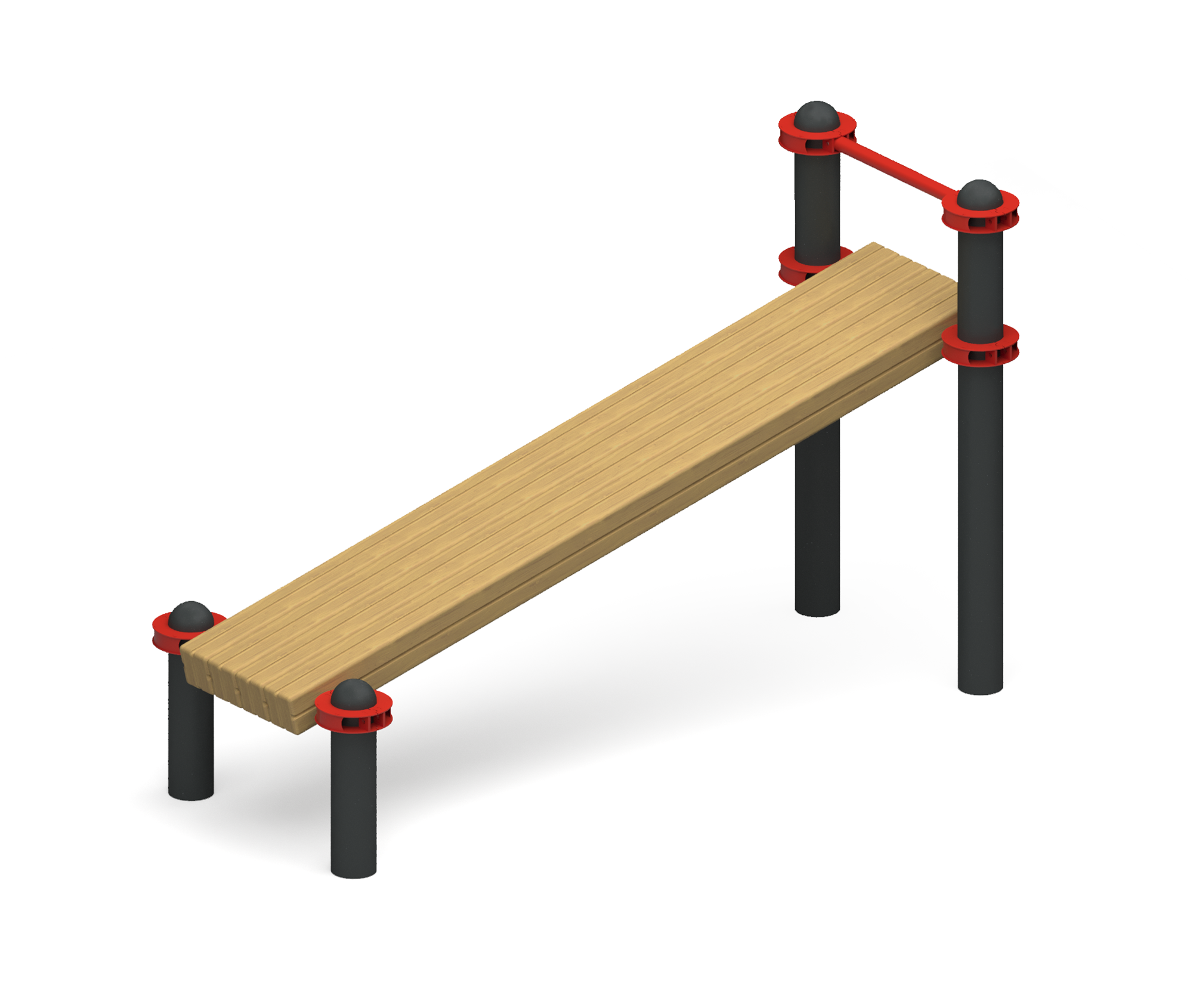 Воркаут-комплекс "Скамья для пресса в наклоне"