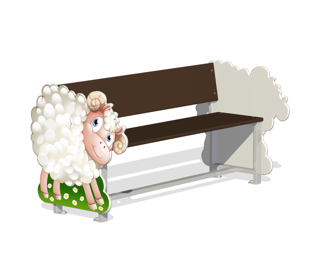 Лавочка детская "Барашек"