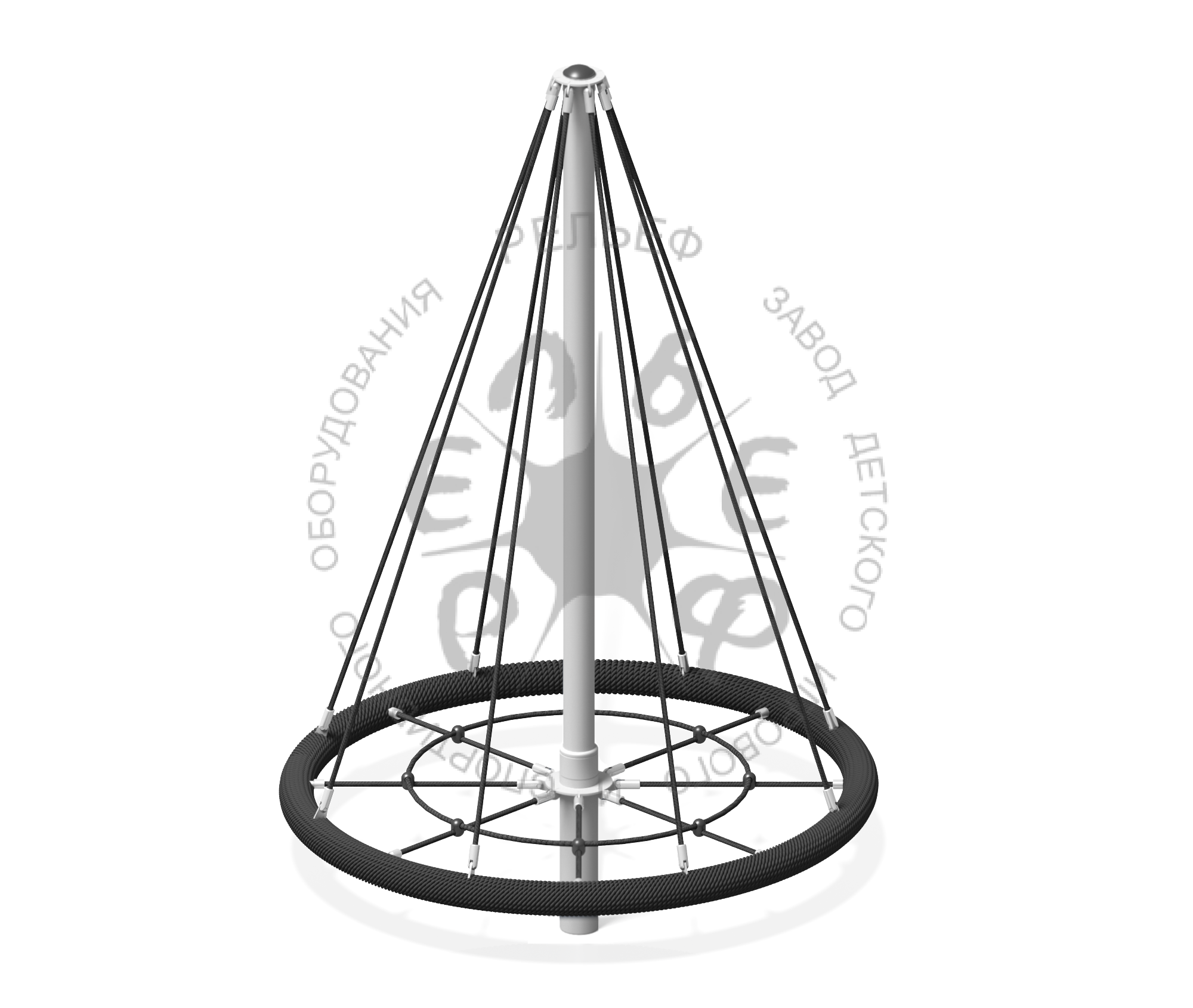 Карусель канатная "Конус"