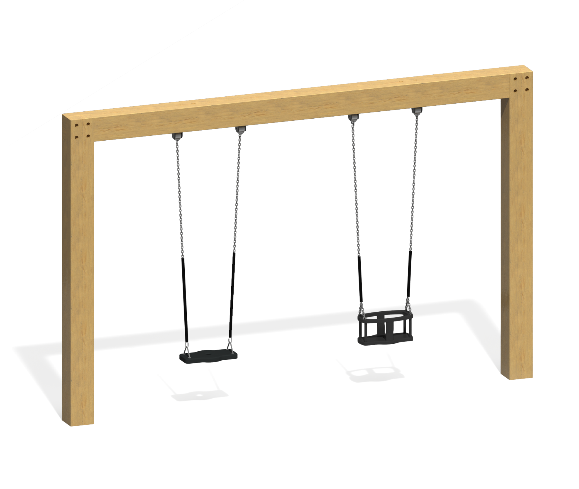 Качели  "Куб" двойные