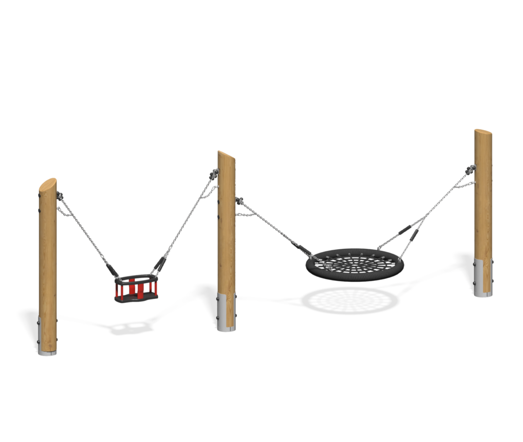 Качели "Эко" двойные