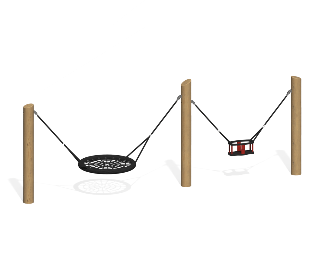 Качели "Эко" двойные