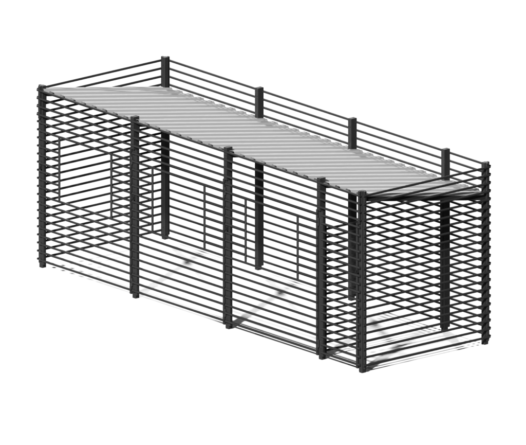 Контейнерная площадка "Промо" (на 3 контейнера + хоз. блок)