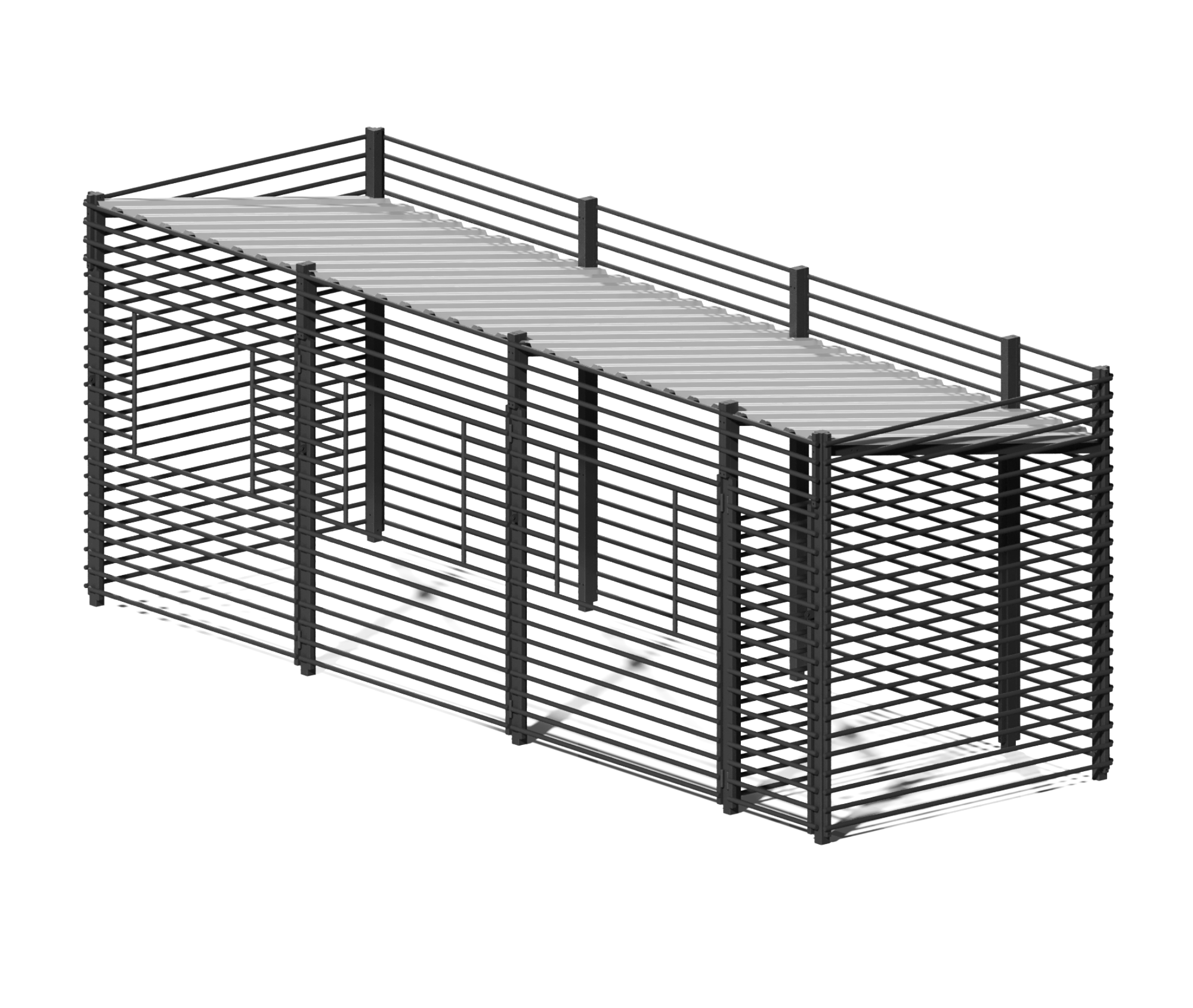 Контейнерная площадка "Промо" (на 3 контейнера + хоз. блок)