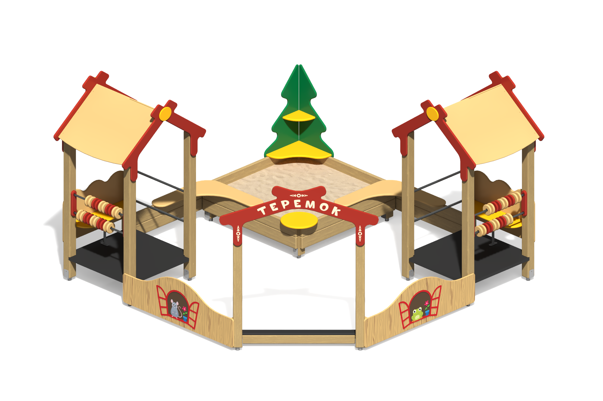 Песочный дворик "Теремок"