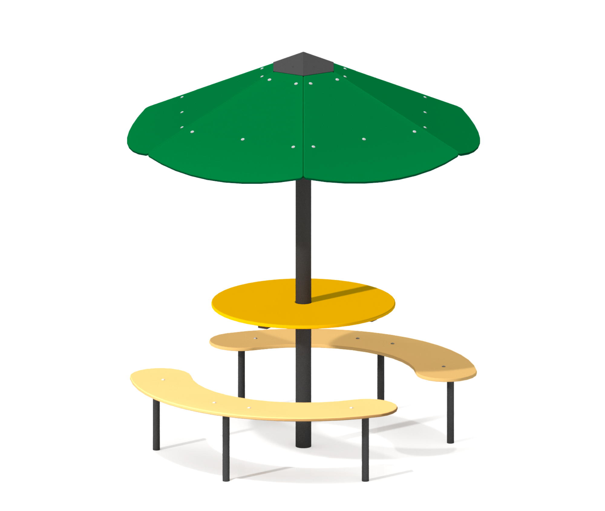 Столик с навесом и лавочками "Старт"