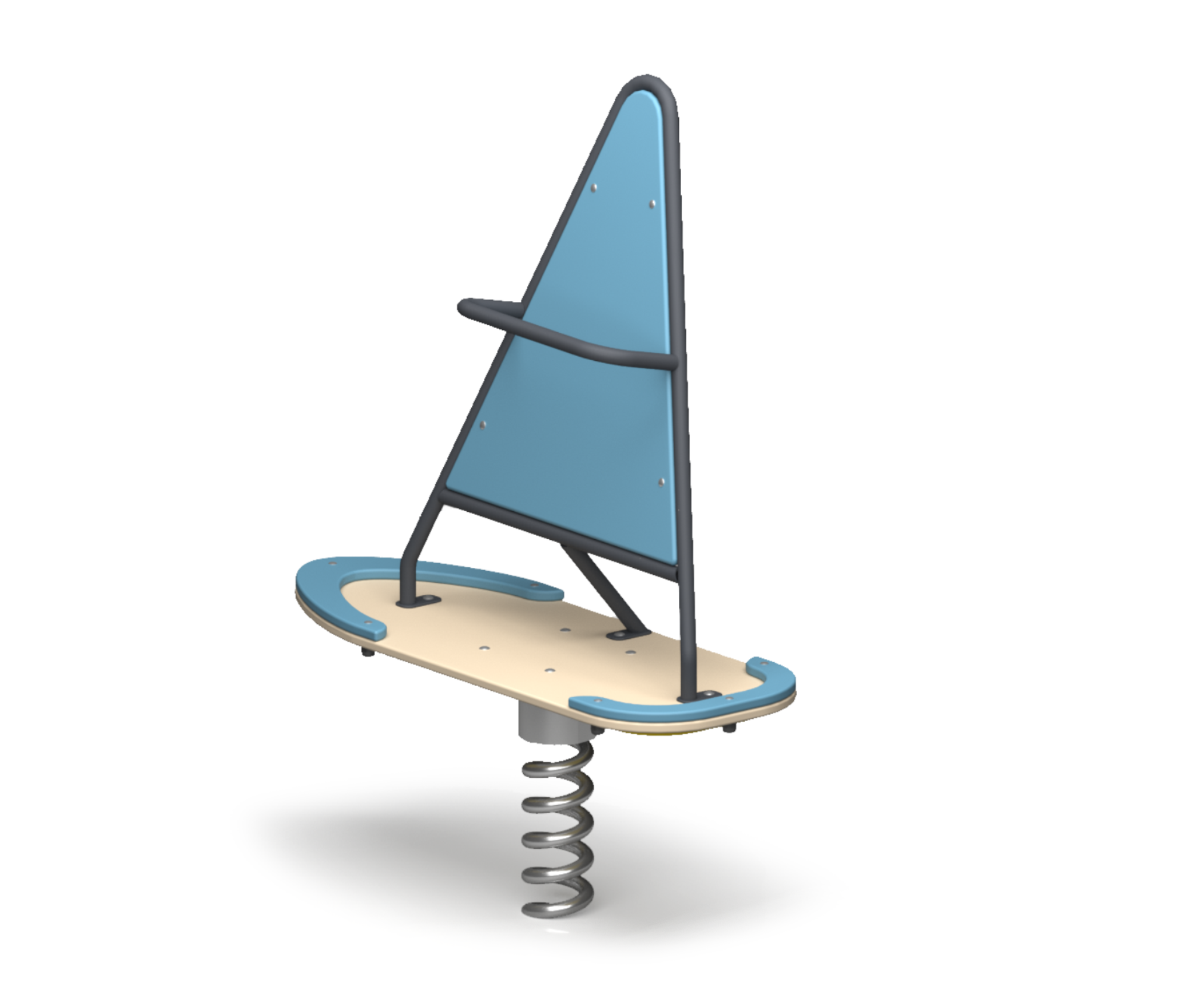 Качалка на пружине "Парусник"