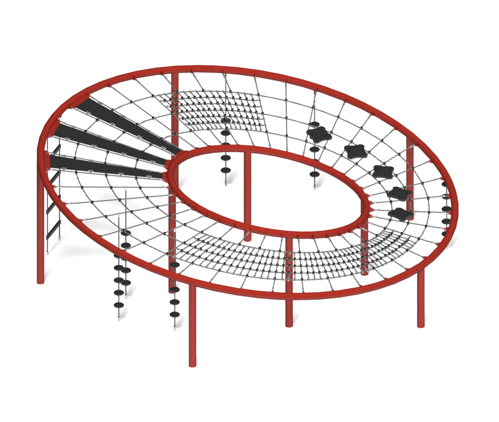 Канатная конструкция "Фрисби"