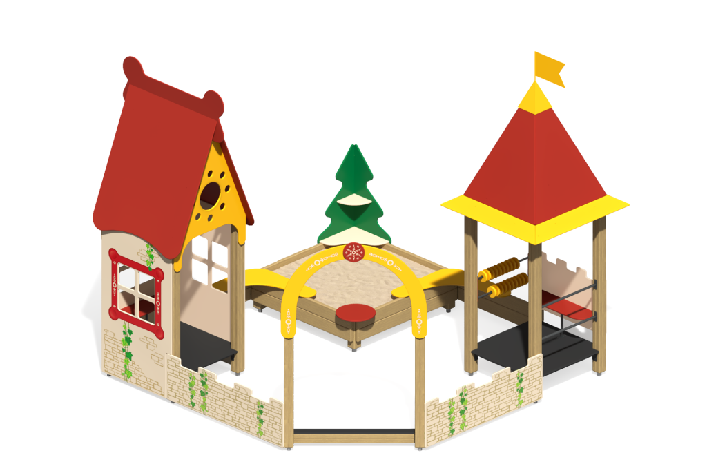 Песочный дворик "Белоснежка"