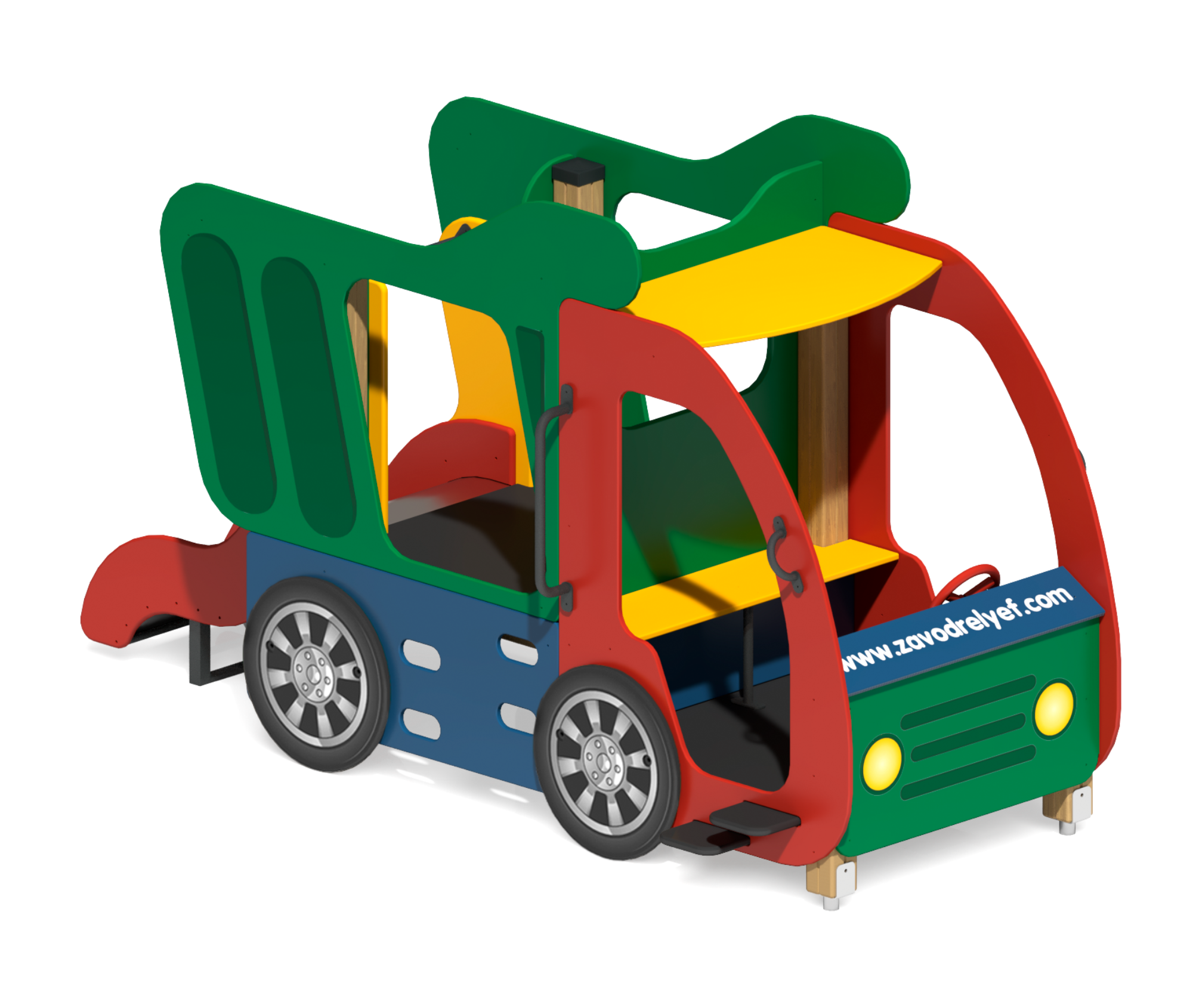 Игровой комплекс "Машинка с горкой"