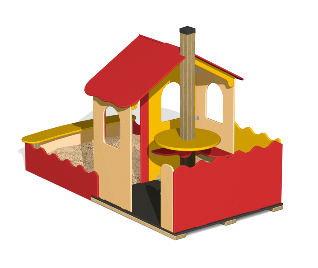 Домик "Комбо" с песочницей