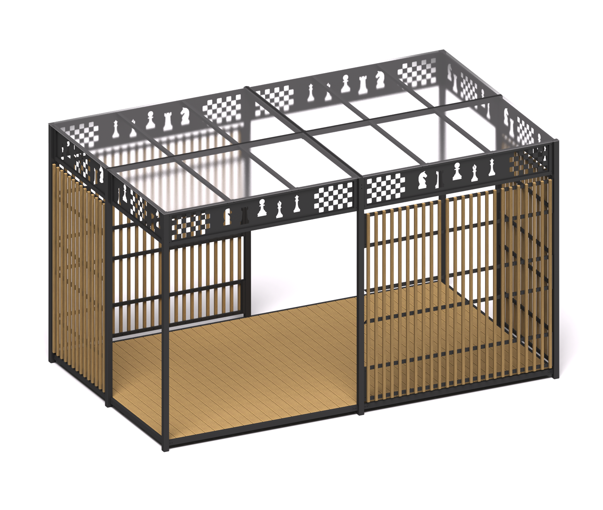 Беседка большая "Шахматы"