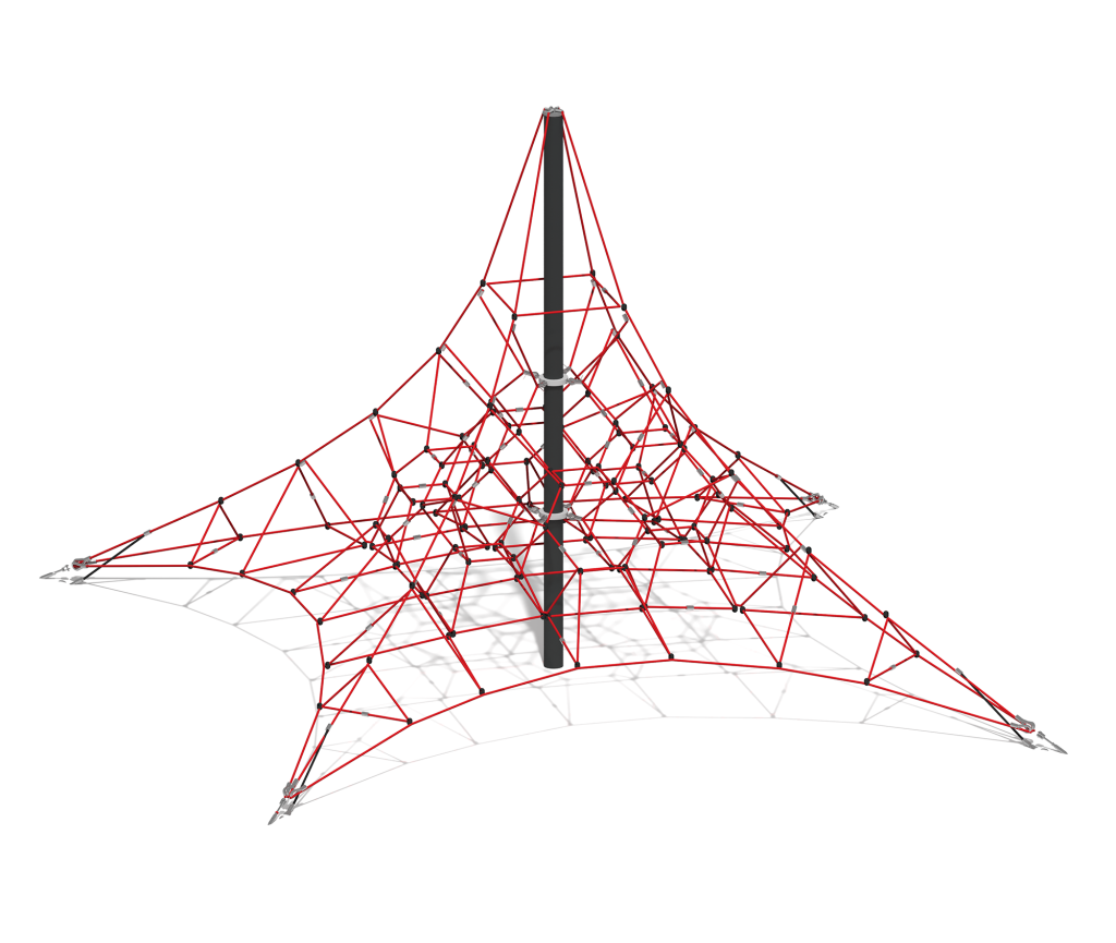 Канатная пирамида "Эльбрус"