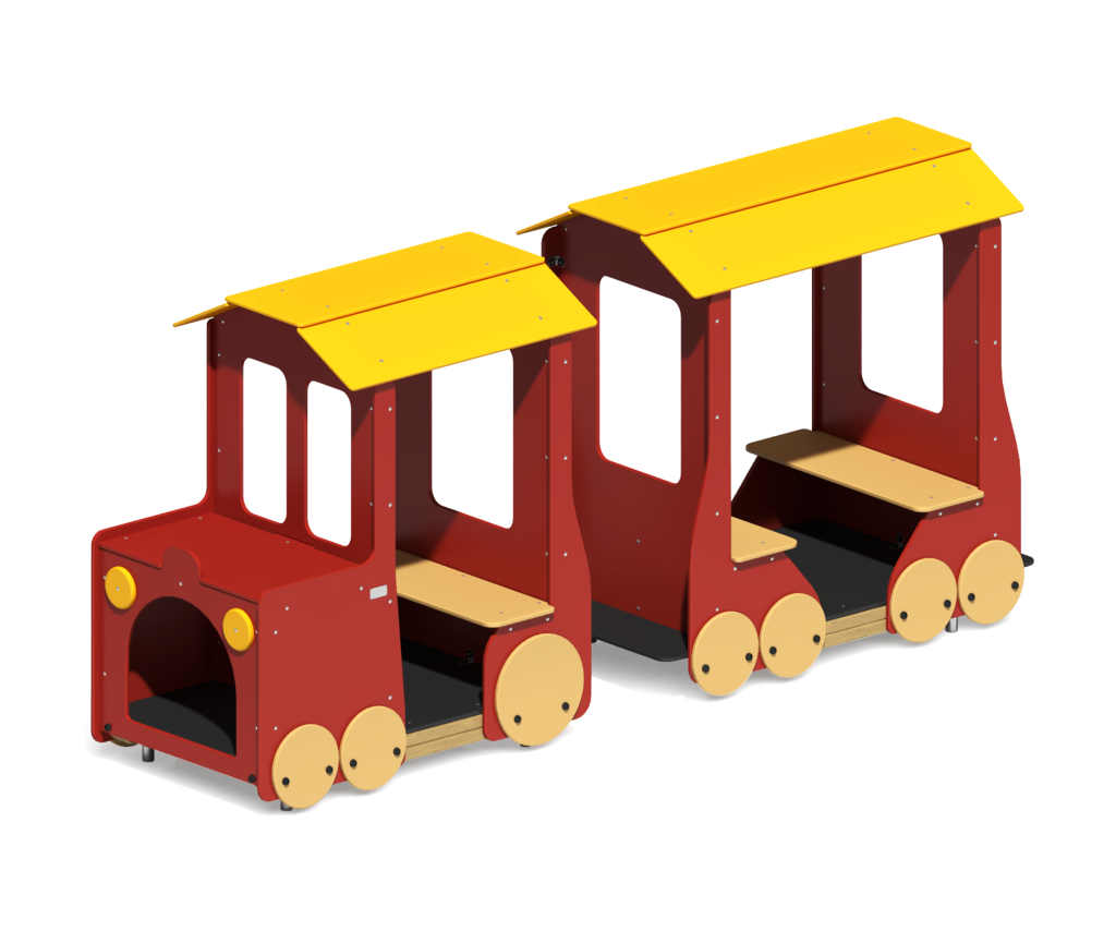 Игровое оборудование "Паровоз с вагончиком"