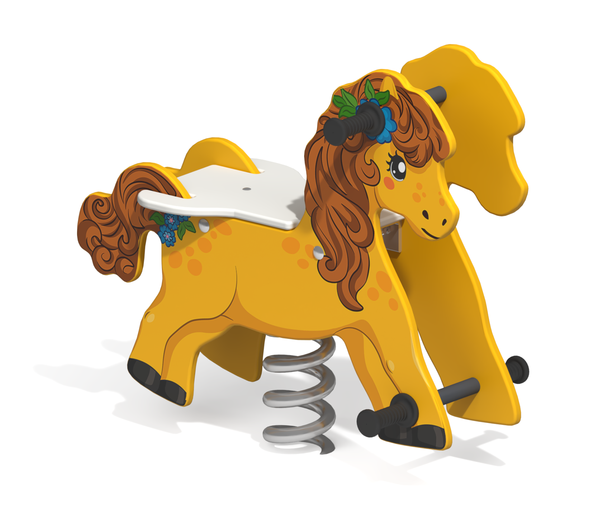 Качалка на пружине "Лошадка"