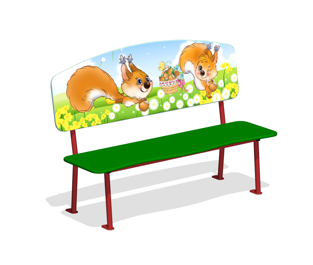 Лавочка детская "Белочки"