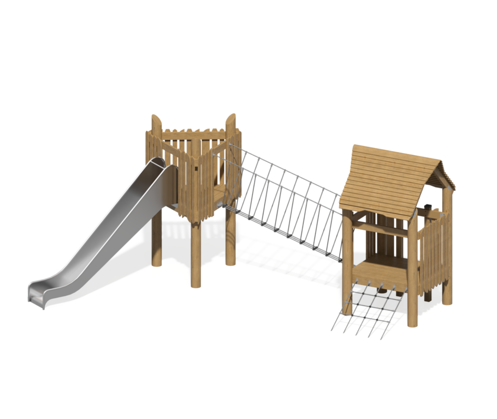 Игровой комплекс "Домик с переправой"