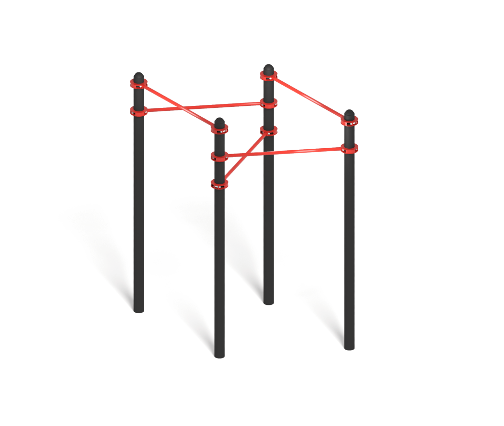 Воркаут-комплекс "Двойной треугольник"