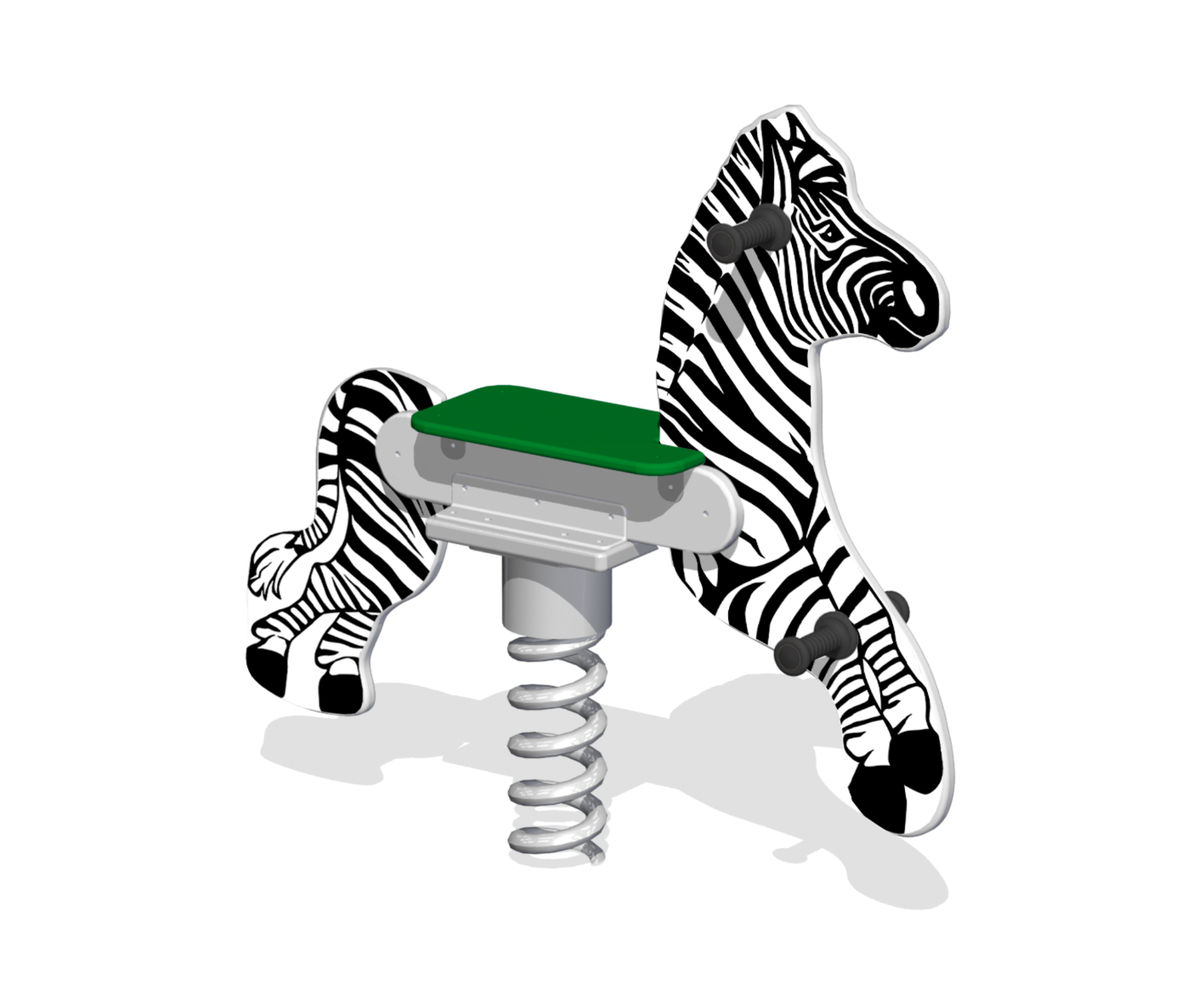 Качалка на пружине "Зебра"