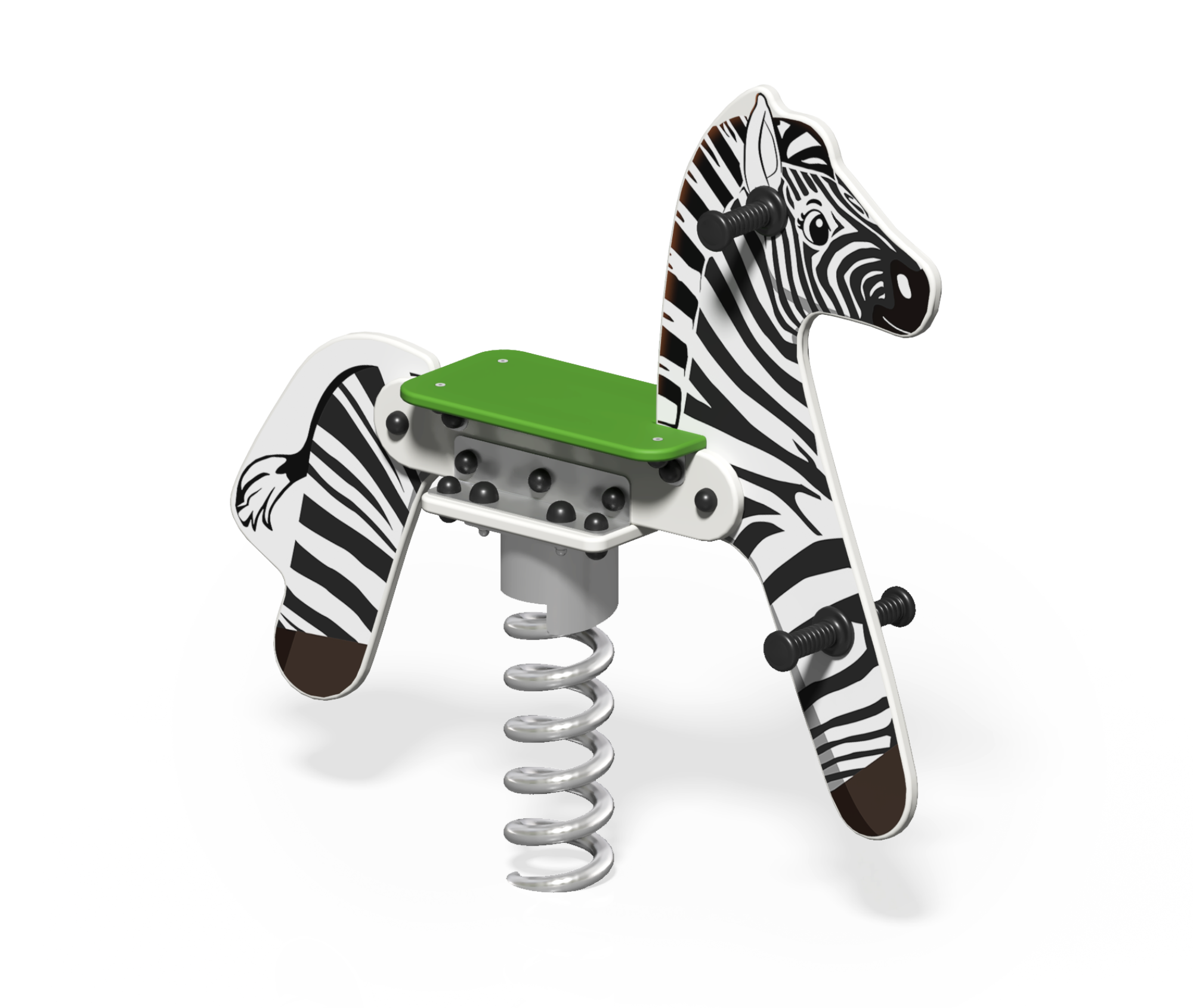 Качалка на пружине "Зебра"