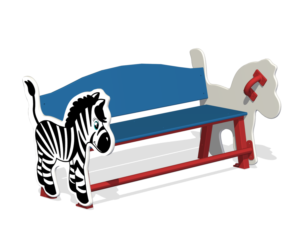 Лавочка детская "Зебра"