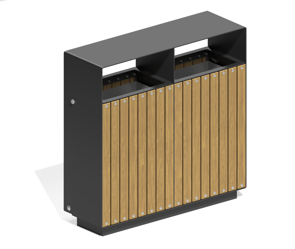 Урна "Город" двойная